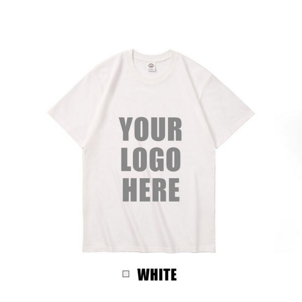 Custom T-Shirts, 230g 100% Cotton Fabric, Personalized Photos, Text, Logos, Advertising Gift T-Shirts, Printed on Demand