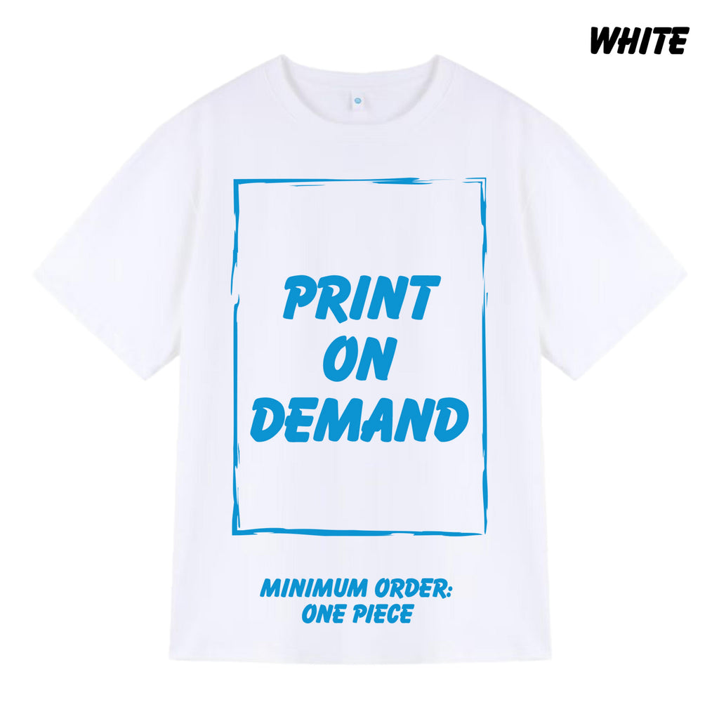 Design Your Own T-Shirt – Upload Image or Add Text | POD Custom Tee for Men & Women | Soft Cotton Shirt