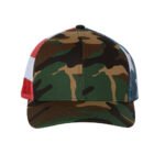 Richardson Printed Mesh Trucker Cap - Image 2