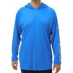 Columbia Unisex PFG Terminal Tackle Hooded Long Sleeve T-Shirt