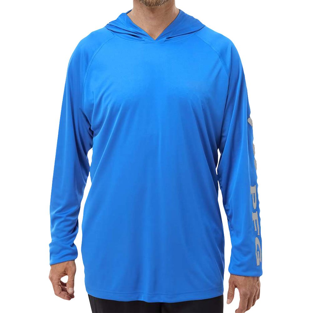 212482_25_fr.jpg Columbia Unisex PFG Terminal Tackle Hooded Long Sleeve T-Shirt - Image 1