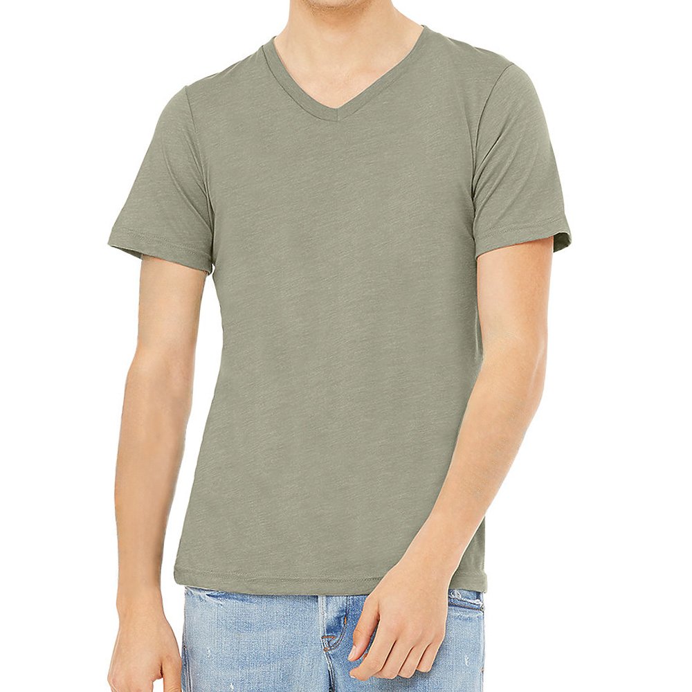 3005cvc_BR_fr.jpg Bella + Canvas Unisex CVC Jersey V-Neck T-Shirt - Image 1