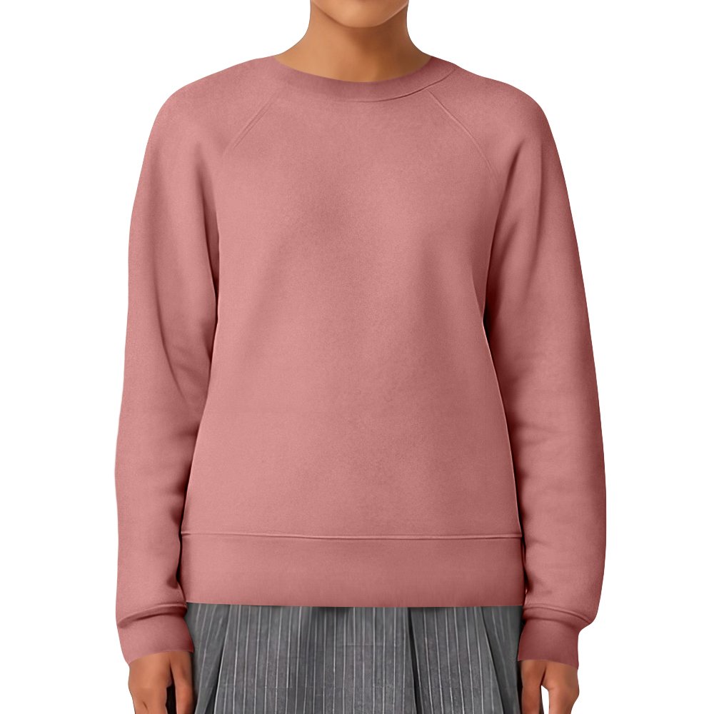3901y_30_fr.jpg Bella + Canvas Youth Sponge Fleece Crewneck Sweatshirt - Image 1