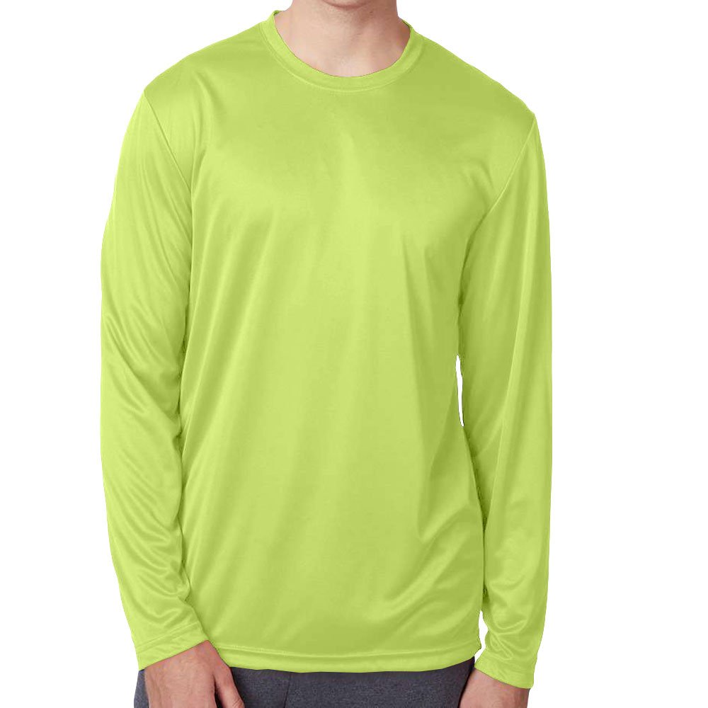 482l_68_fr.jpg Hanes Unisex Cool DRI Long Sleeve Performance T-Shirt - Image 1