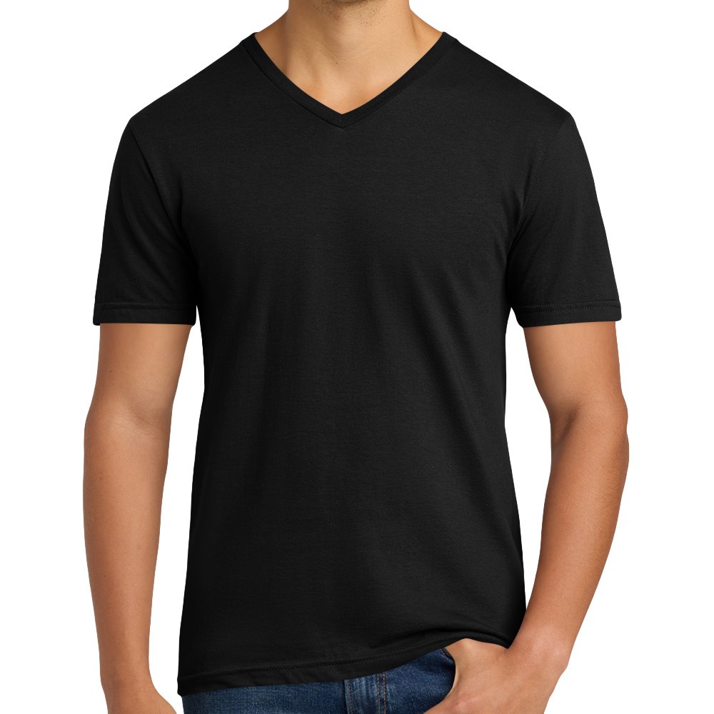 6240_30_fr.jpg Next Level Cotton Blend V-Neck T-Shirt - Image 1