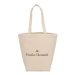 Medium Cotton Canvas Grocery Tote Bag