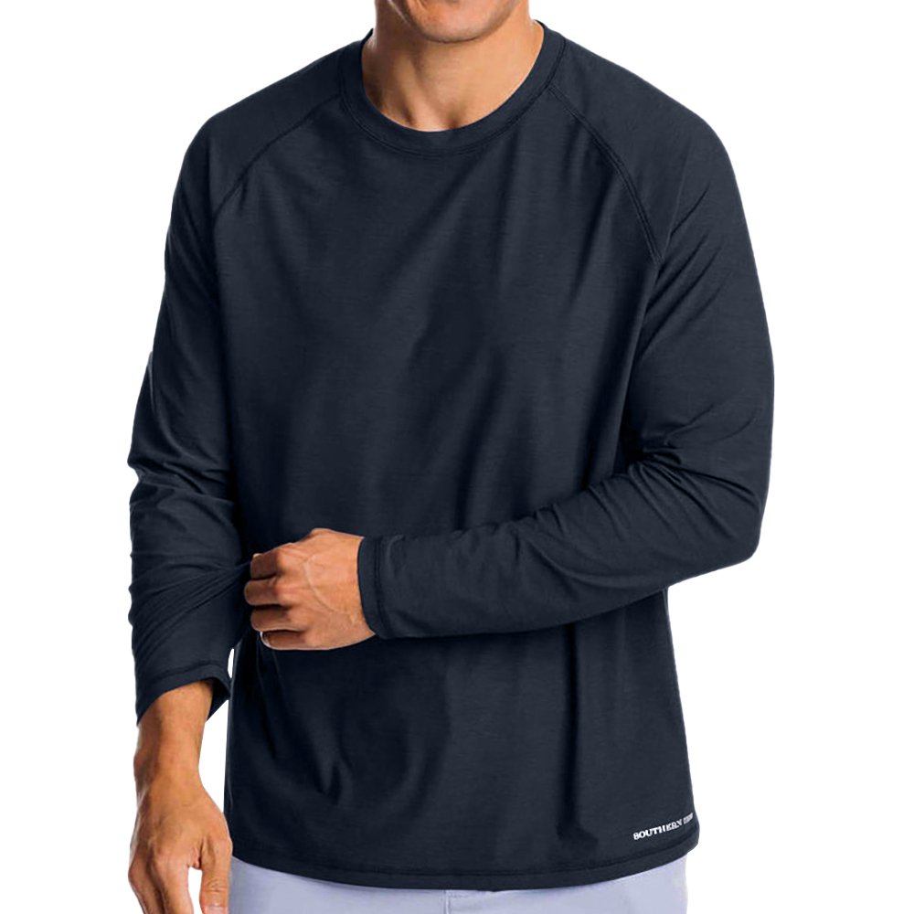 9738_04_fr.jpg Southern Tide Men's Brrr-illiant Performance Long-Sleeve T-Shirt - Image 1