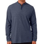 Adidas Men's Henley Long Sleeve T-Shirt