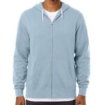 Independent Trading Co. Lightweight Full-Zip Hoodie