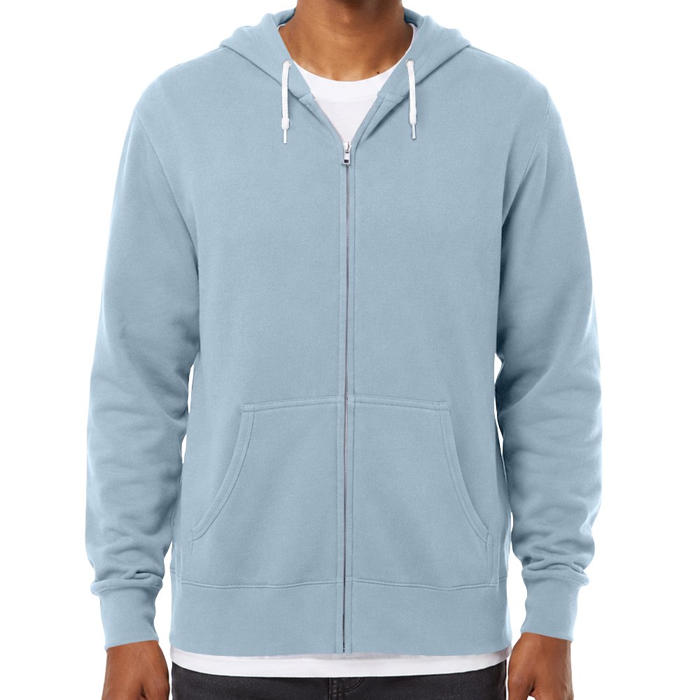 afx90unz_25_fr.jpg Independent Trading Co. Lightweight Full-Zip Hoodie - Image 1