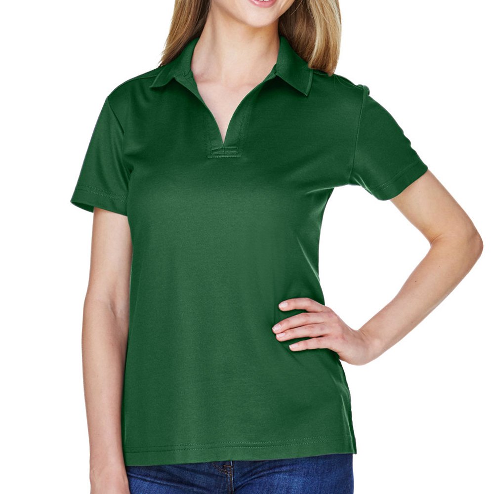 dg20w_NG_fr.jpg Devon & Jones CrownLux Performance™ Women's Plaited Polo Shirt - Image 1