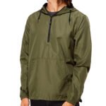 Independent Trading Co. Lightweight Quarter-Zip Windbreaker Pullover Jacket