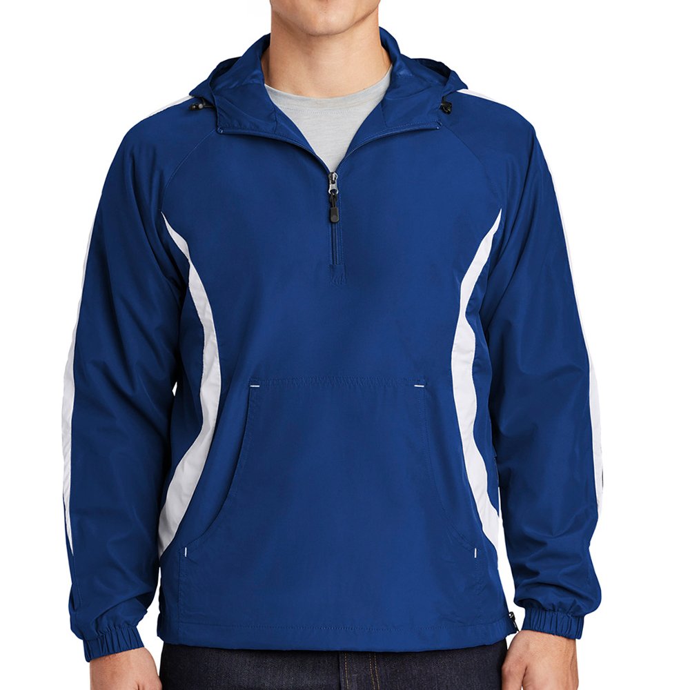 jst63_da0d_fr.jpg Sport-Tek Colorblock Raglan Anorak Jacket - Image 1