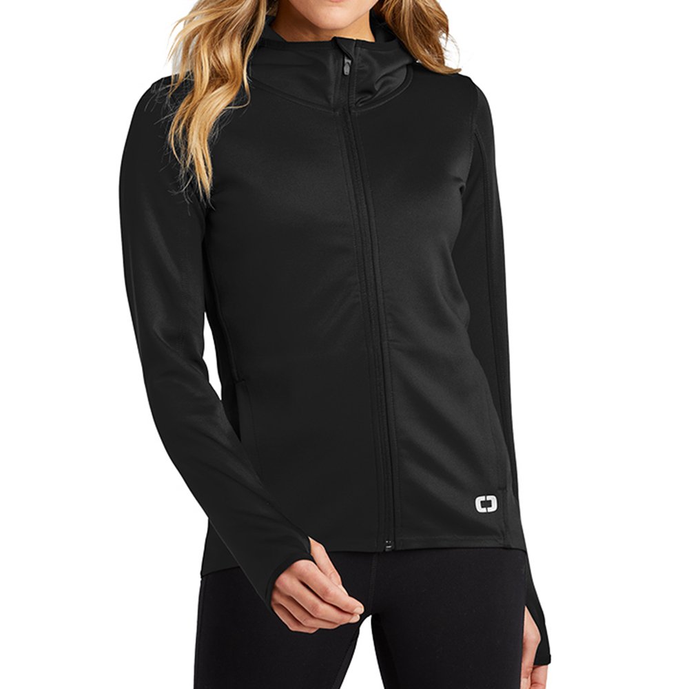 loe728_e376_fr.jpg OGIO Endurance Women's Stealth Full-Zip Hoodie - Image 1