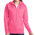 Port & Co Women's Core Fleece Zip Up Hoodie