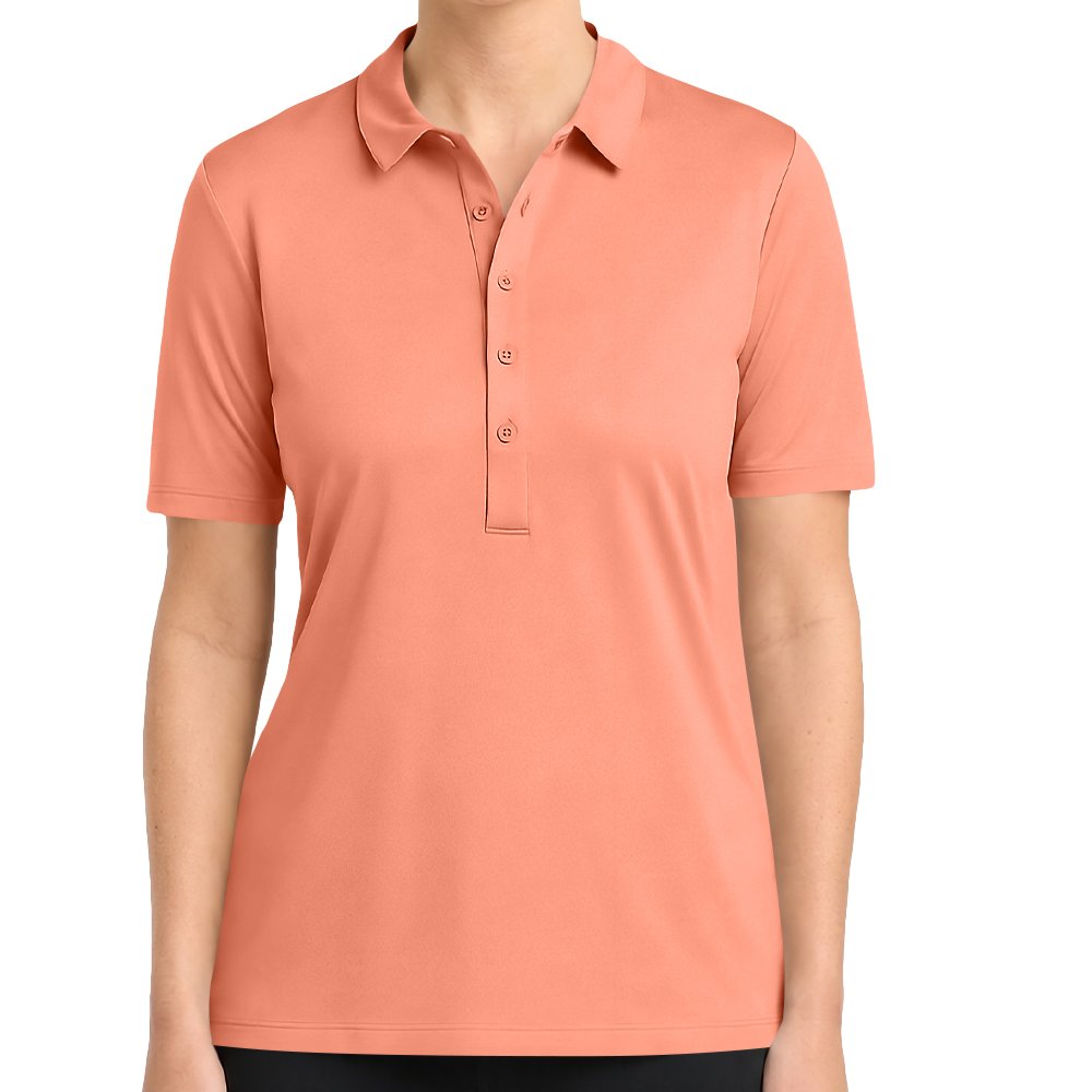 lst520_f8c7_fr.jpg Sport-Tek Women's Posi-UV Pro Polo - Image 1