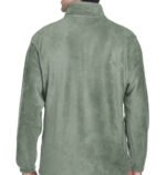 Harriton Fleece Zip Up Jacket - Image 2