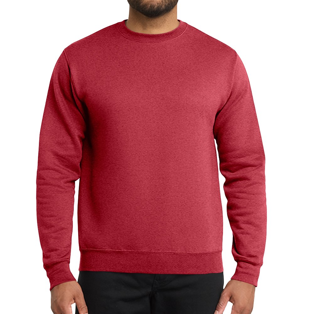 pc78_eab5_fr.jpg Port & Co Core Fleece Crewneck Sweatshirt - Image 1