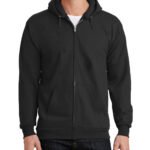 Port & Co Essential Fleece Zip-Up Hoodie