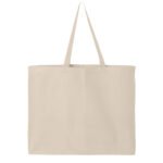 Jumbo Cotton Canvas Tote Bag - Image 2