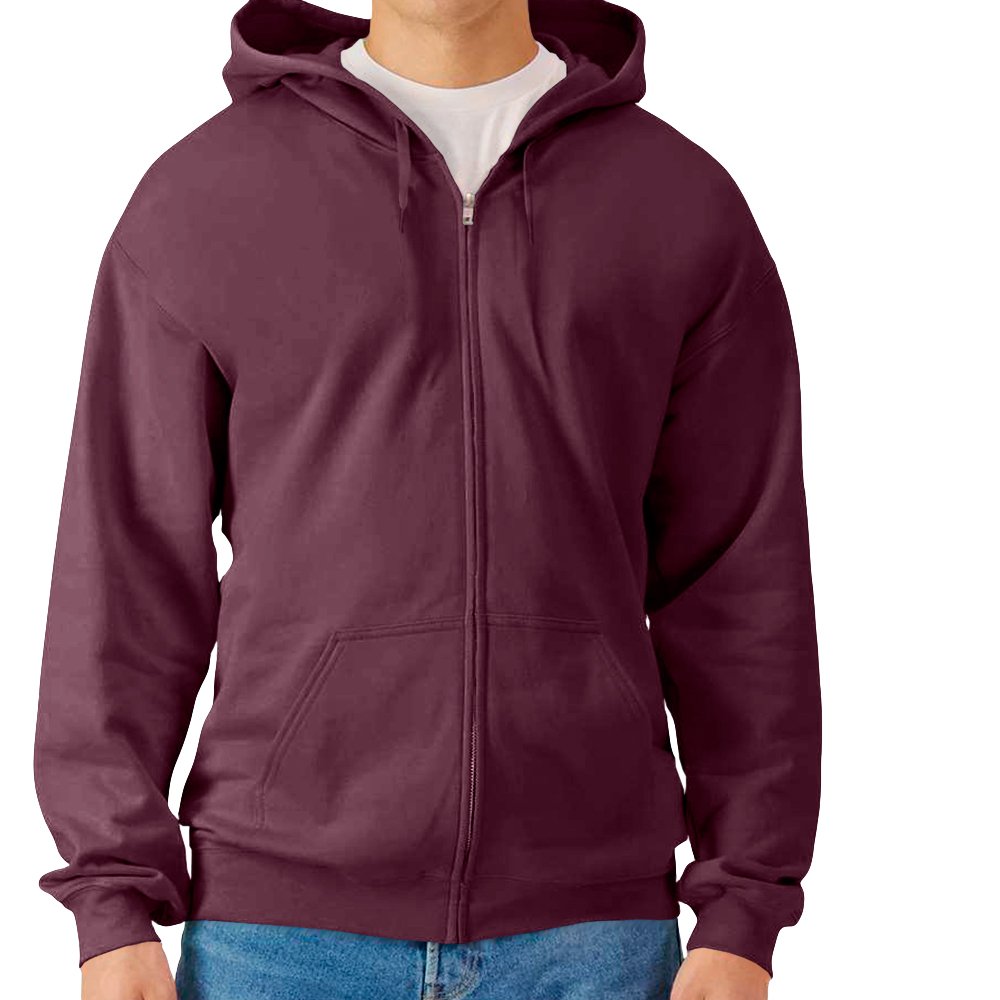 sf600_53_fr.jpg Gildan Unisex Softstyle Full-Zip Hooded Sweatshirt - Image 1