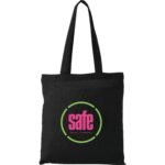 Medium Lightweight 100% Cotton Canvas Tote Bag