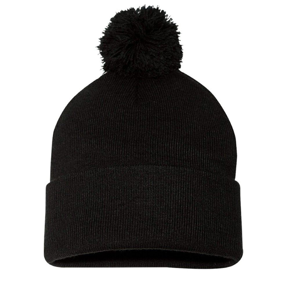 sp15_50_fr.jpg Sportsman Pom-Pom Knit Beanie - Image 1
