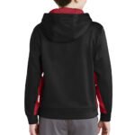 Sport-Tek Youth Sport-Wick Fleece Colorblock Hoodie - Image 2