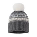 Nordic Fair Isle Pom Long Beanie - Image 2