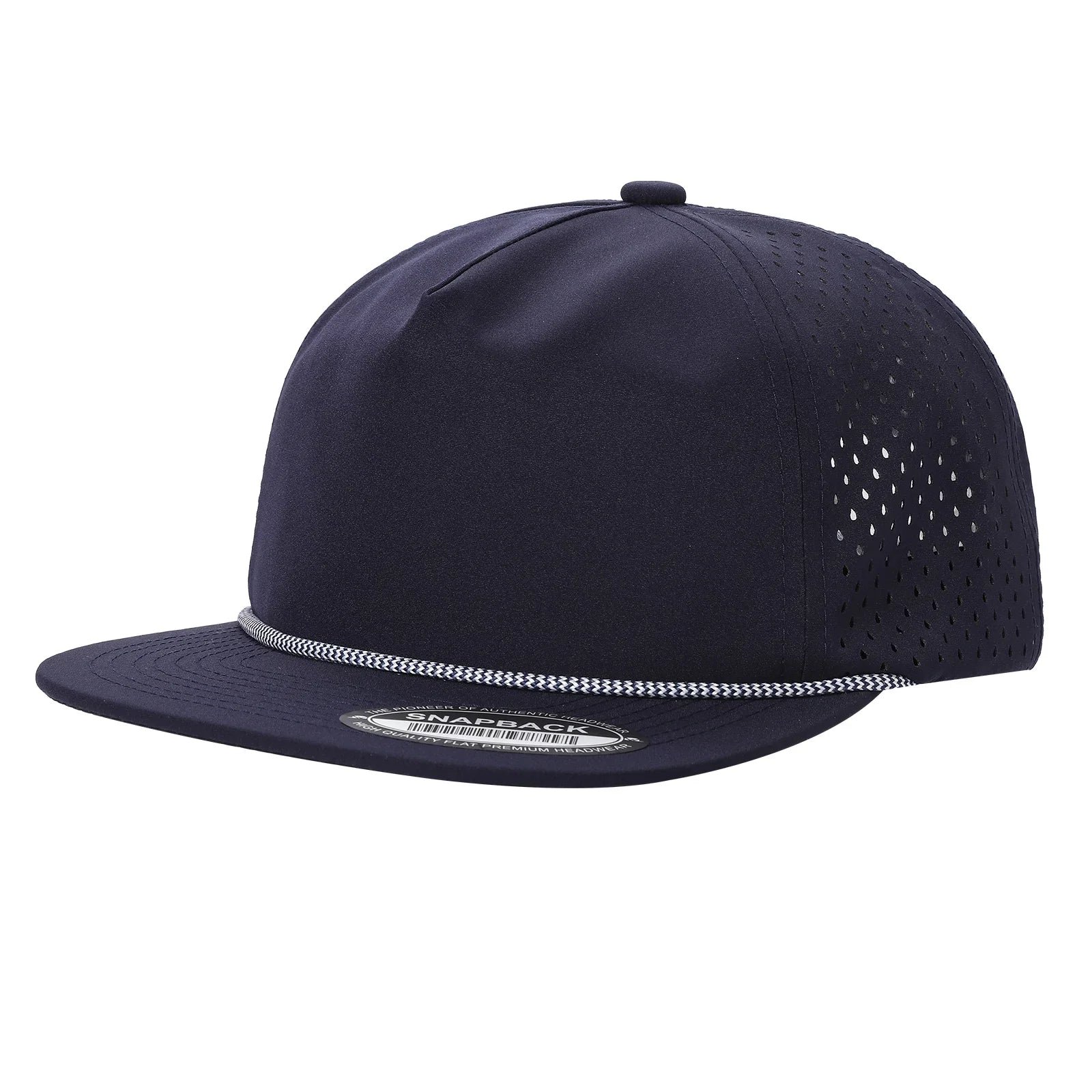 5wpr.jpg 5WPR - 5-Panel Waterproof Hat W/ Rope - Image 1