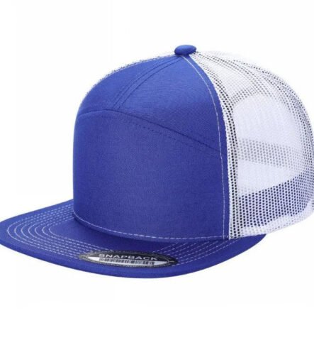 7FTM - 7 Panel Flat Bill Trucker Cap