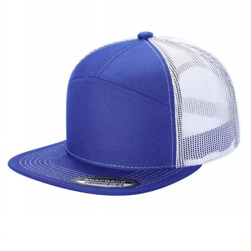 7FTM - 7 Panel Flat Bill Trucker Cap