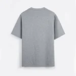 Heather Gray short-sleeve crew-neck T-shirt back view