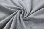 Heather Gray short-sleeve crew-neck T-shirt fabric view