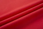 Red short-sleeve crew-neck T-shirt fabric drape view