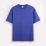 Royal Blue short-sleeve crew-neck T-shirt front view