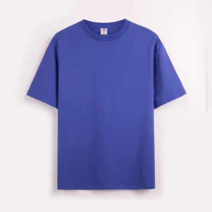 Royal Blue short-sleeve crew-neck T-shirt front view