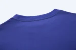 Royal Blue short-sleeve crew-neck T-shirt back neckline view