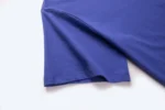 Royal Blue short-sleeve crew-neck T-shirt hem view