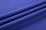 Royal Blue short-sleeve crew-neck T-shirt fabric drape view
