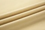 Sand short-sleeve crew-neck T-shirt fabric drape view