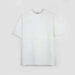 White short-sleeve crew-neck T-shirt front view