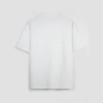 White short-sleeve crew-neck T-shirt back view