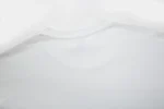 White short-sleeve crew-neck T-shirt back neckline view