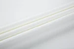 White short-sleeve crew-neck T-shirt fabric drape view