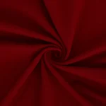 Burgundy short-sleeve crew-neck T-shirt fabric view
