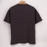 Charcoal short-sleeve crew-neck T-shirt front view