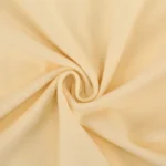 Cream short-sleeve crew-neck T-shirt fabric view