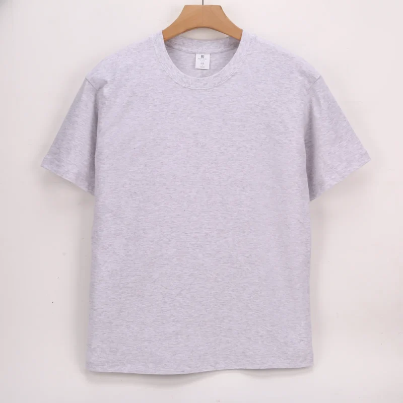 Heather Gray short-sleeve crew-neck T-shirt front view