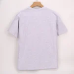 Heather Gray short-sleeve crew-neck T-shirt back view